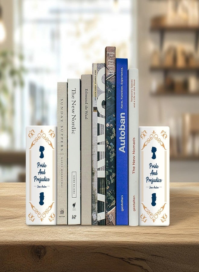TWINKLEMON Book Vase for Flowers Large Ceramic Book Planter Pot Book-Shaped Decorative Vase Unique Vases Cute Bookshelf Decor Ceramic Vases for Home Decor Pride and Prejudice Gifts - Image 5